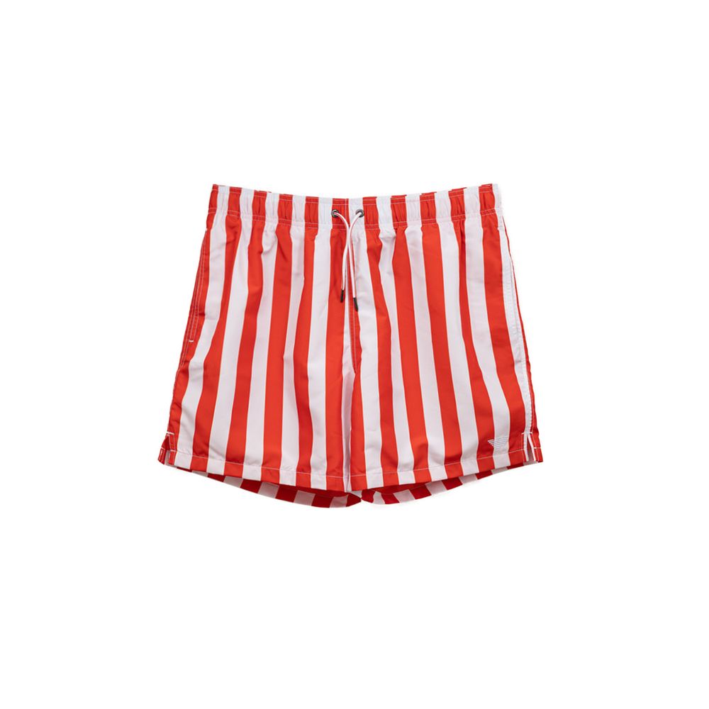 Emporio Armani Red Polyester Swimwear
